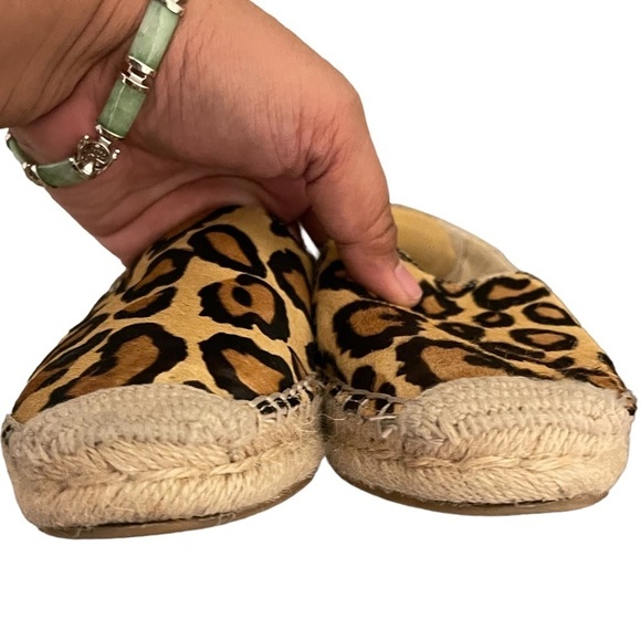 Sam Edelman Khloe Leopard Print Calf Hair Espadrilles Size 5.5 - Picture 7 of 7